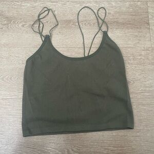 Olive Green Bozzolo camisole